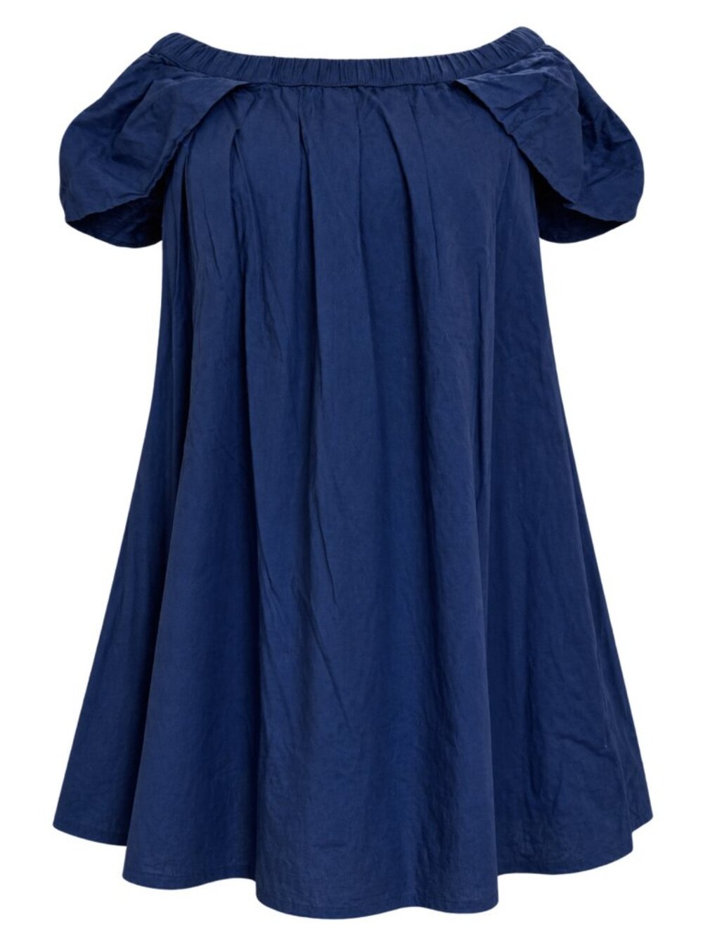 MLM Navy Cotton Swing Dress Short Sleeve S